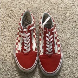 Vans Red checkered Old Skool